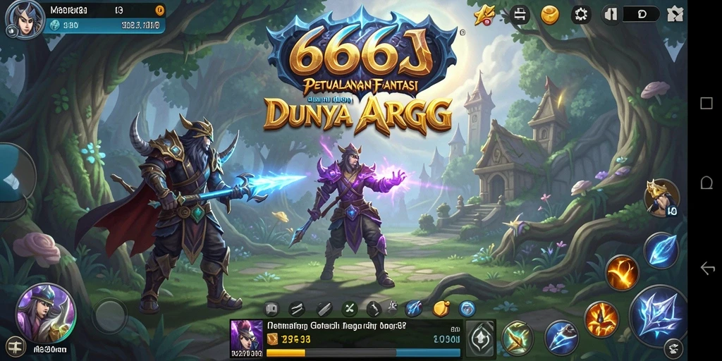 Gameplay ARPG yang mendebarkan dalam 666J dengan grafik menawan.
