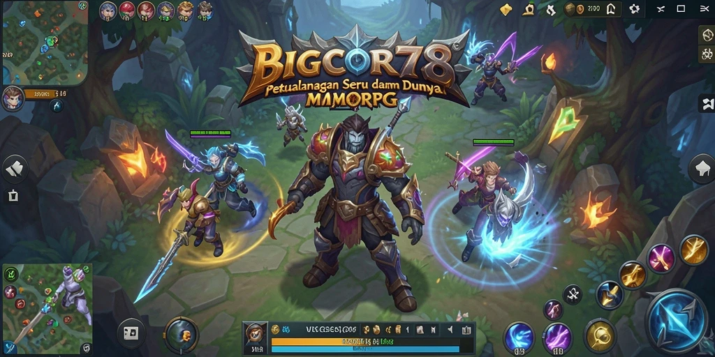 Screenshot gameplay menampilkan aksi seru dalam BIGCOR78.