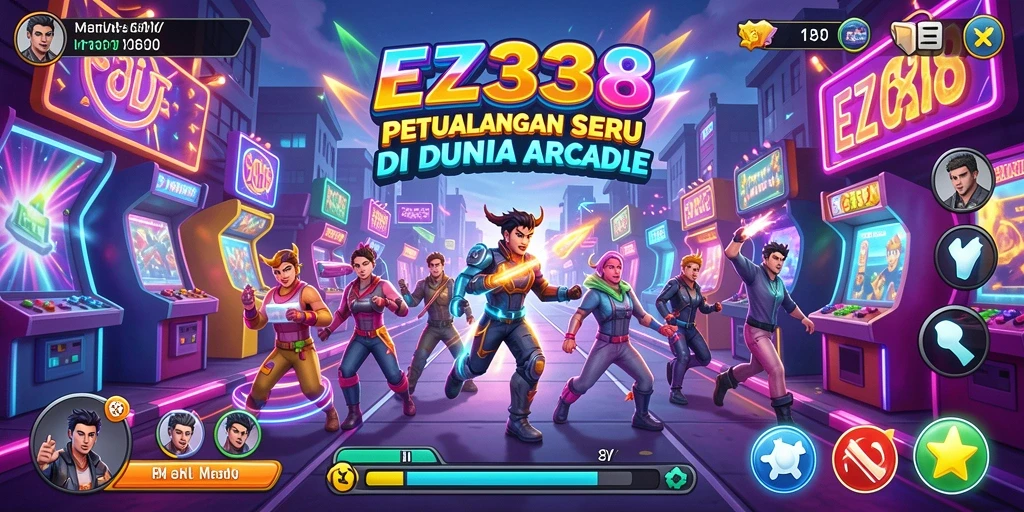 Tampilan menakjubkan gameplay EZ338 yang seru di dunia Arcade.