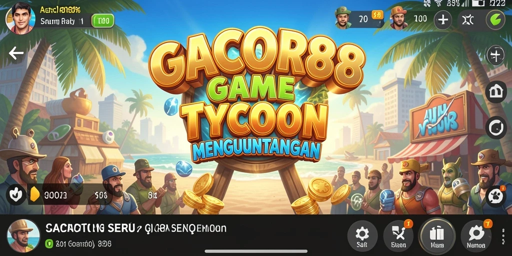 Tampilan gameplay GACOR88 yang interaktif dan menyenangkan.