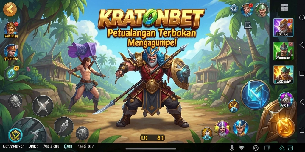 Tampilan gameplay KRATONBET yang menakjubkan dalam dunia terbuka.