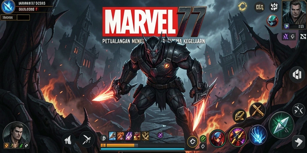 Screenshot utama MARVEL77 menampilkan gameplay menegangkan yang memacu adrenalin.