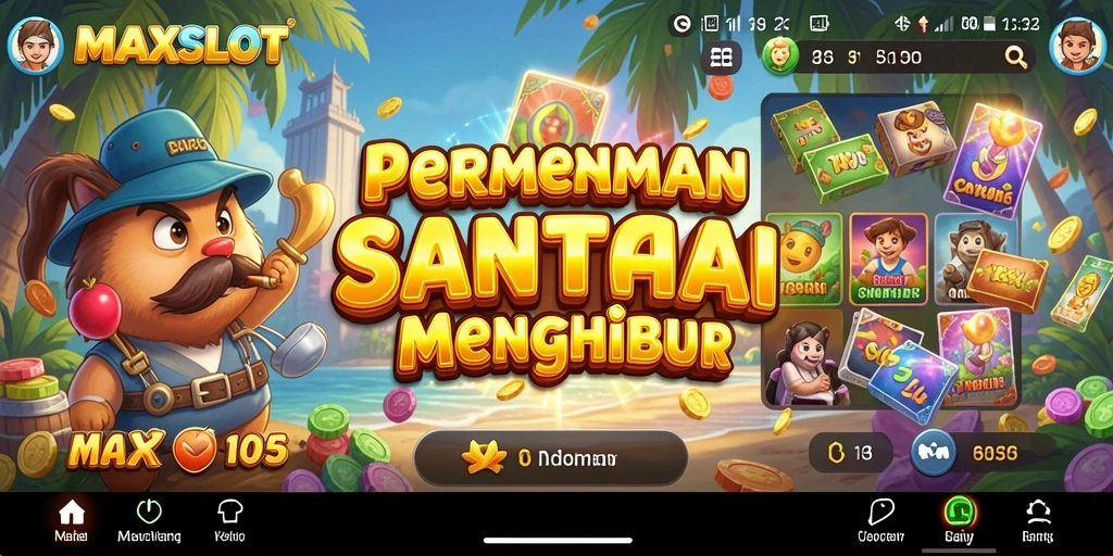 Tampilan gameplay MAXSLOT yang seru dan mengasyikkan.