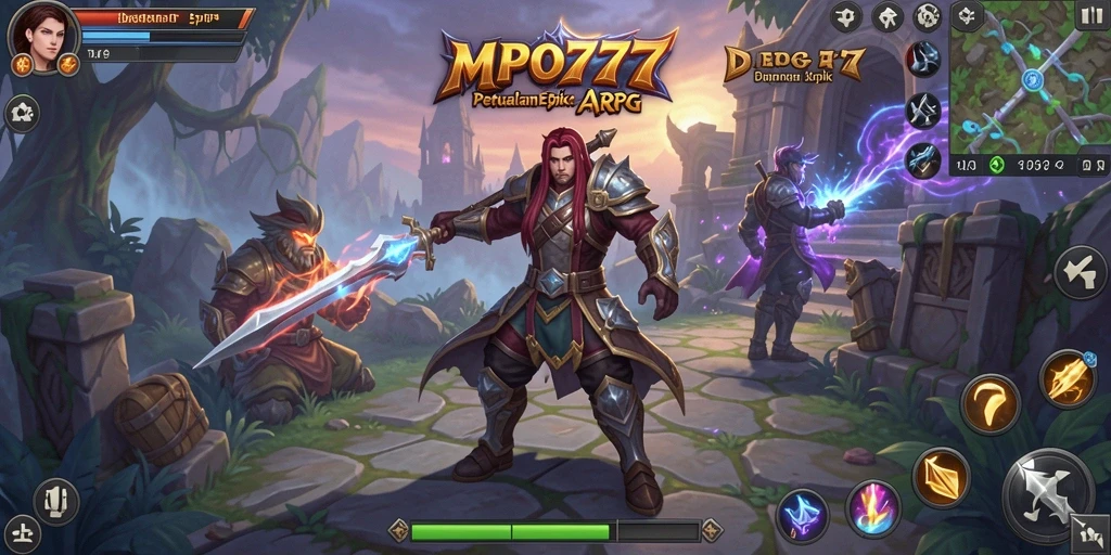 Tampilan dinamis dalam petualangan ARPG MPO777.
