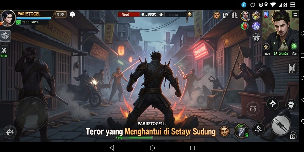 Gameplay PARISTOGEL yang penuh dengan ketegangan dan kengerian.