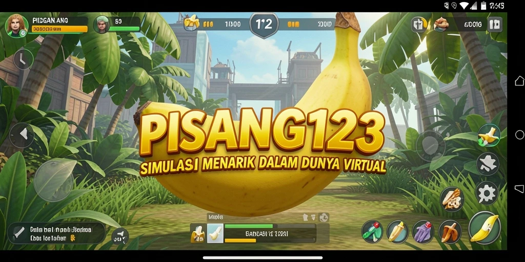 Tampilan gameplay PISANG123 yang interaktif dan menarik.