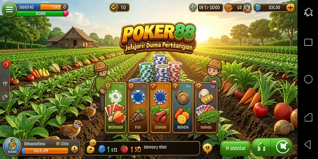 Menampilkan gameplay seru dan interaktif dari POKER88.